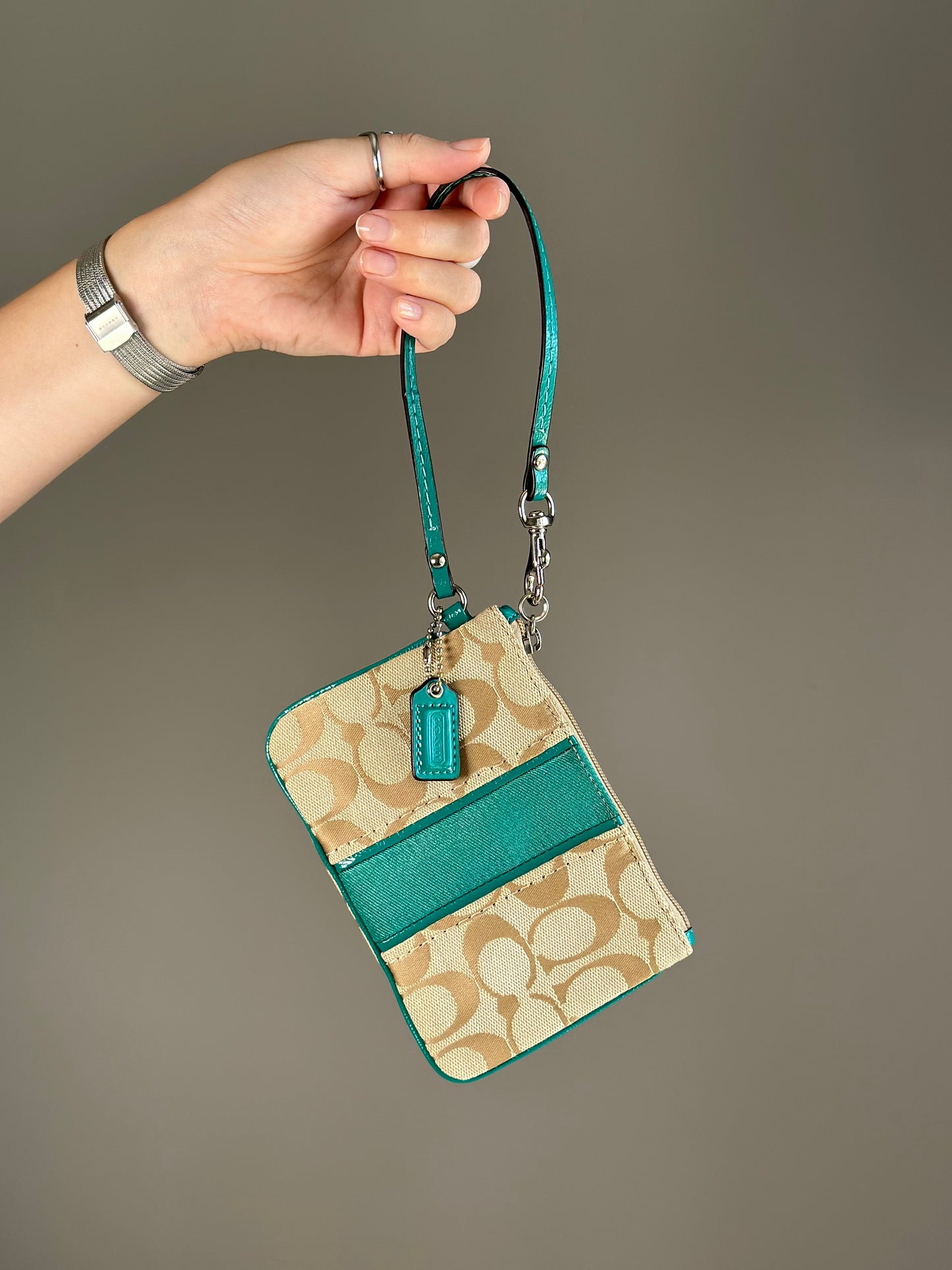 Iconic vintage Coach wristlet