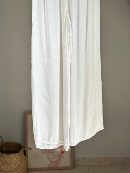 Stunning white wide-leg pants from Fame (made in Italy)