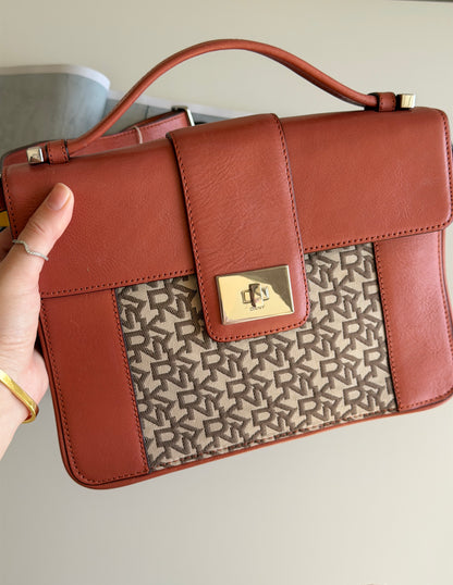 Vintage DKNY structured crossbody