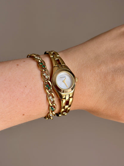 Charming vintage Accurist watch with 4 interchangeable bezels