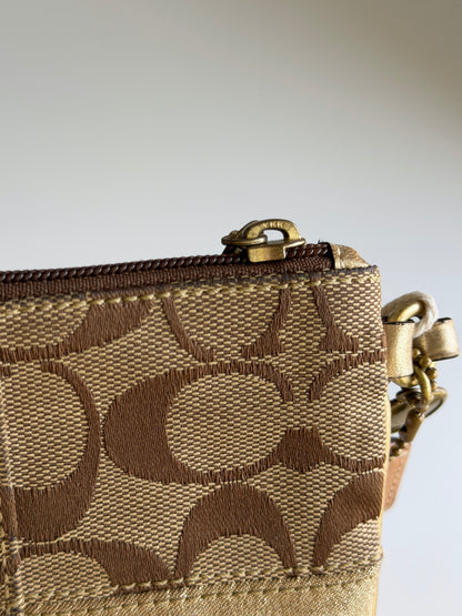 Vintage Coach mini wristlet
