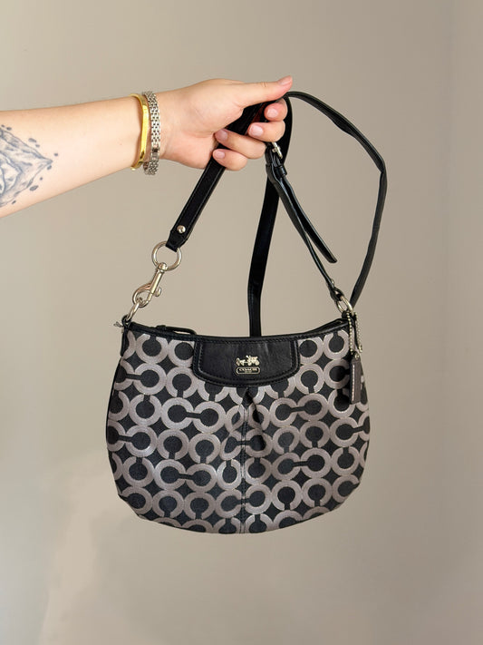 Vintage Coach Op Art crossbody bag