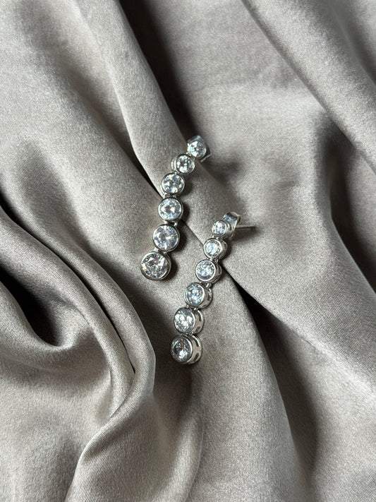 Elegant earrings with a sophisticated design