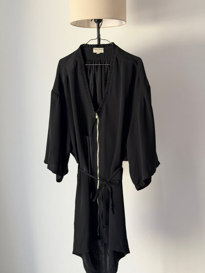 Vintage black silk dress by Acne Studios (2000s)