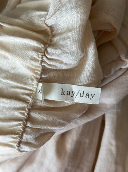 Effortless and airy linen sundress