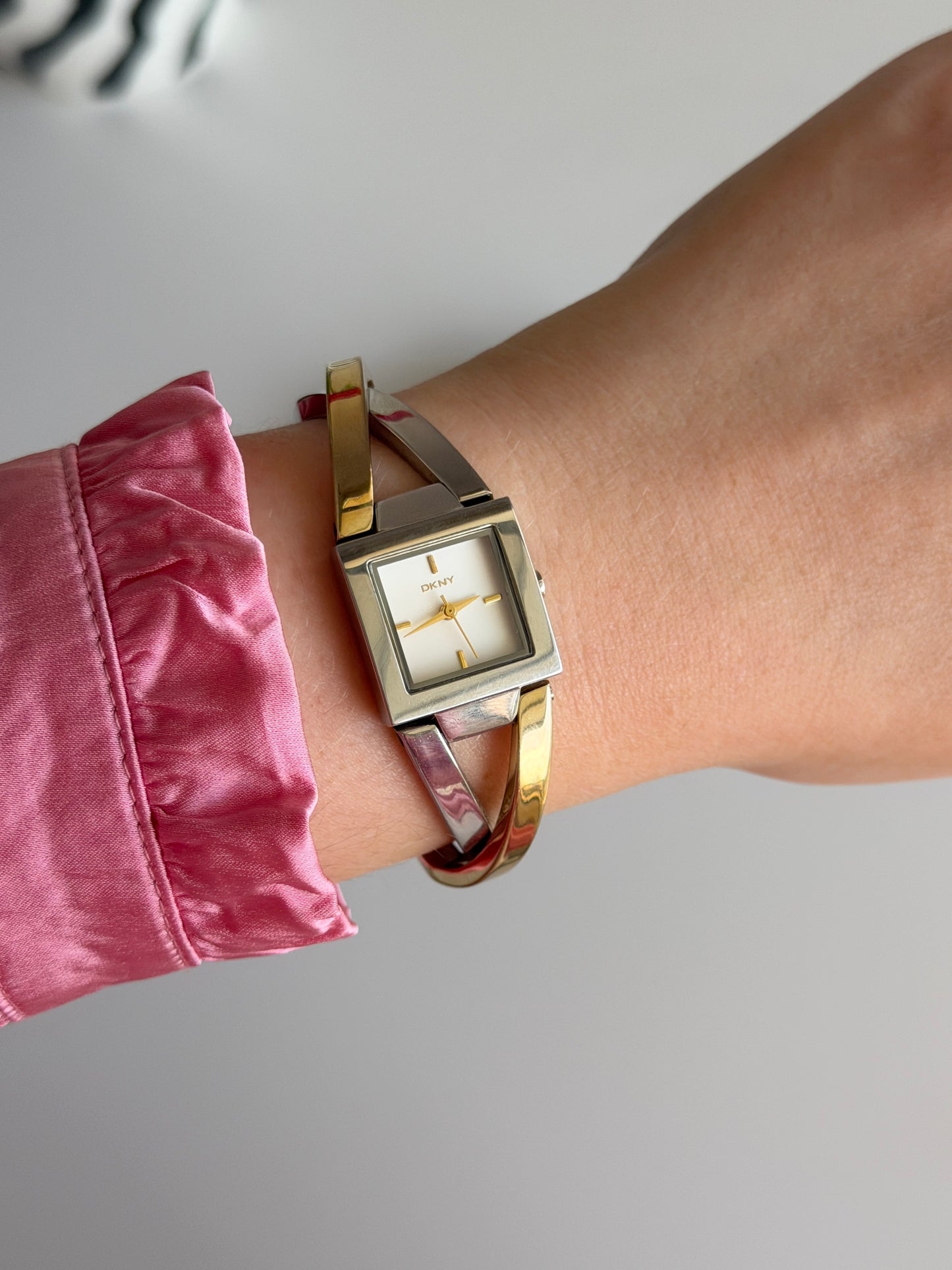 Simply beautiful DKNY watch with a two-tone design