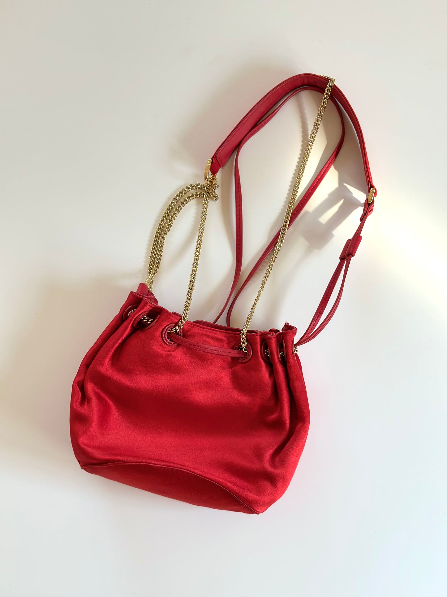 Satin mini bucket bag DIANE VON FURSTENBERG