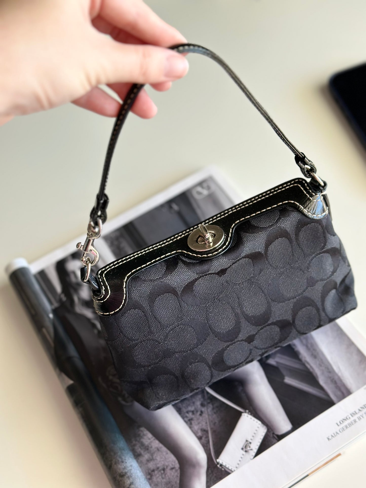 Timeless vintage authentic Coach mini bag