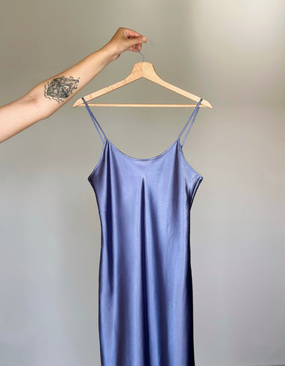 Beautiful vintage satin slip dress