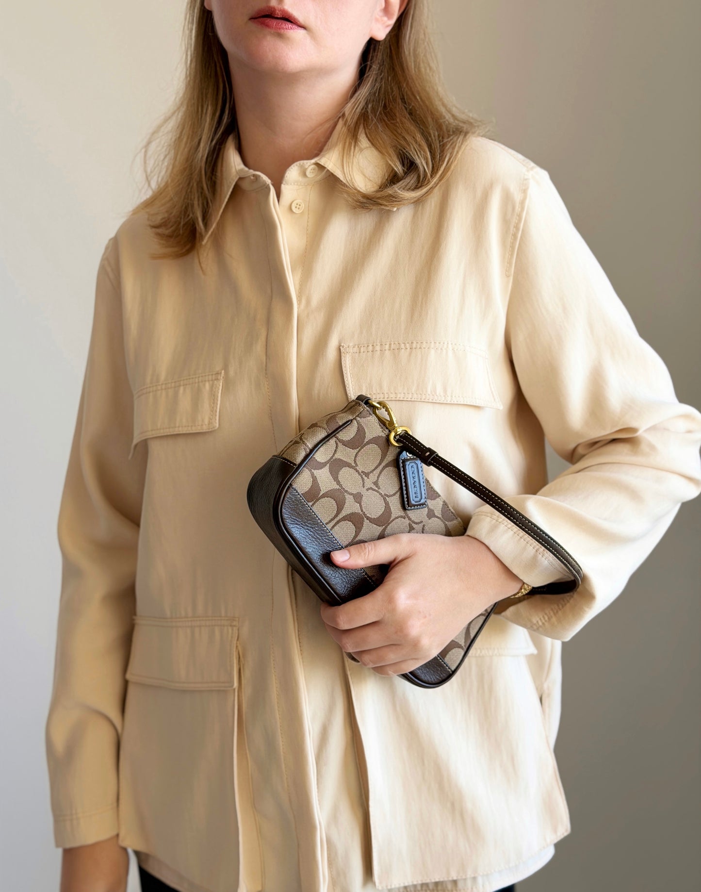 Iconic vintage Coach monogram bag