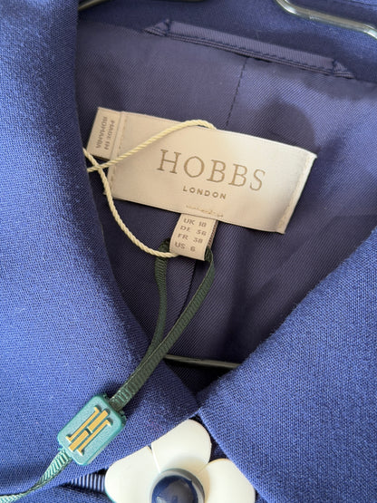 Charming 60s-inspired navy blue jacket Hobbs