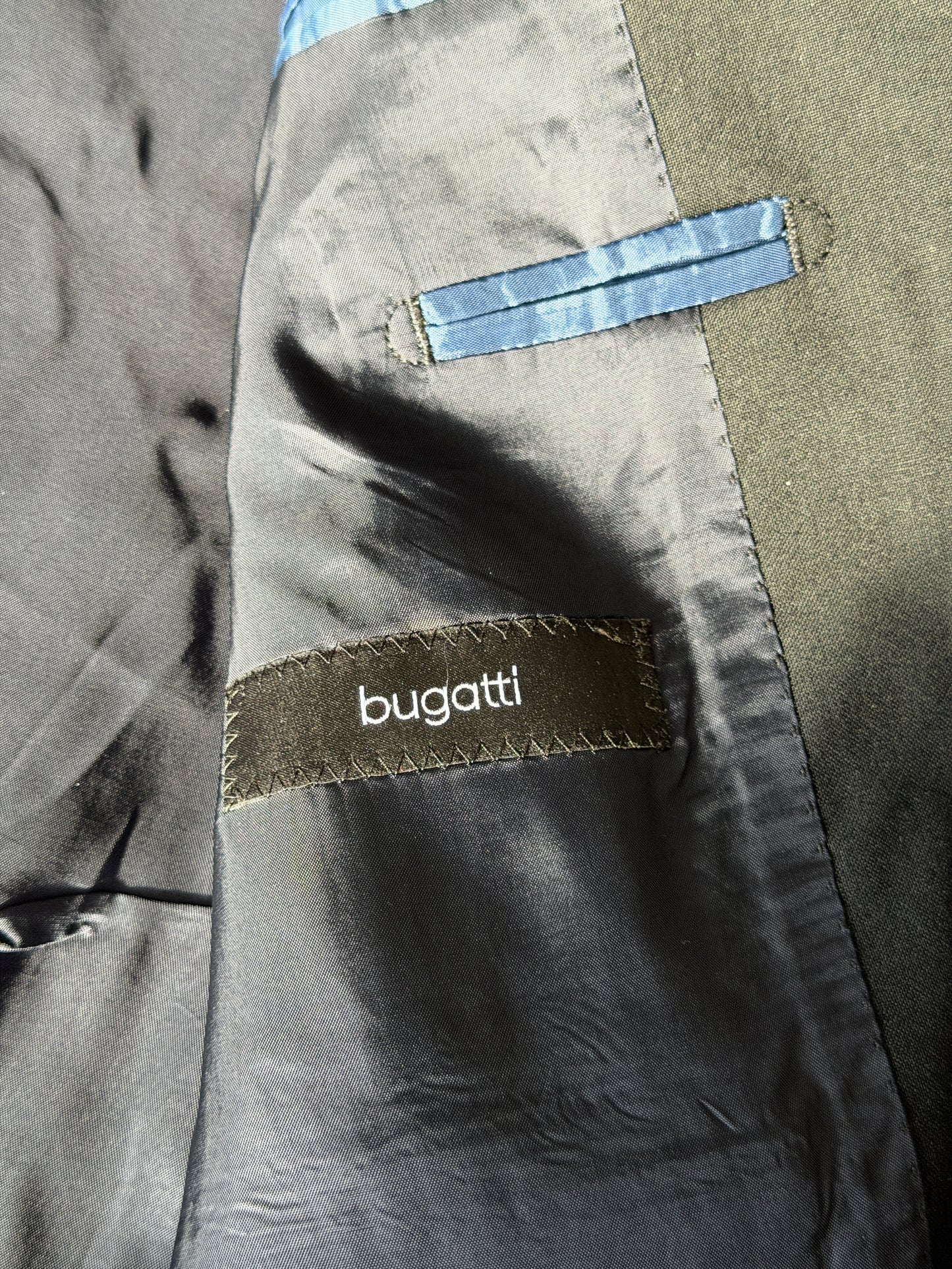 Sophisticated vintage black blazer with rhinestones