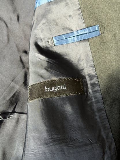 Sophisticated vintage black blazer with rhinestones