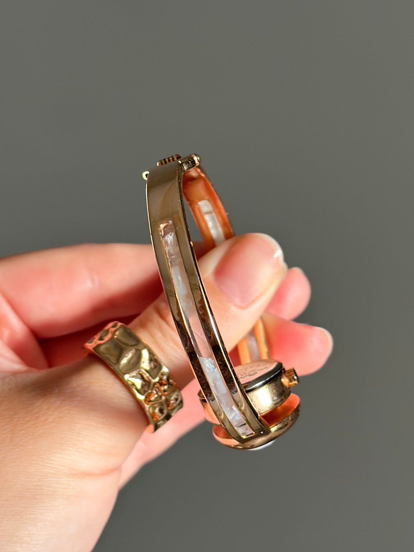 Vintage Omax watch with hidden dial