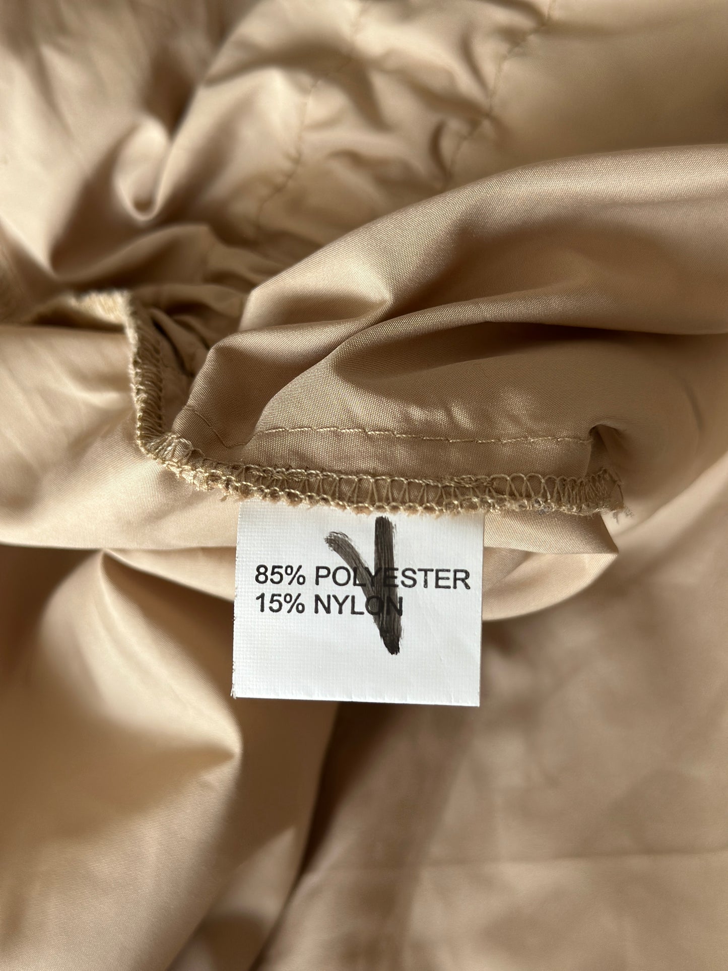 Statement beige trench coat