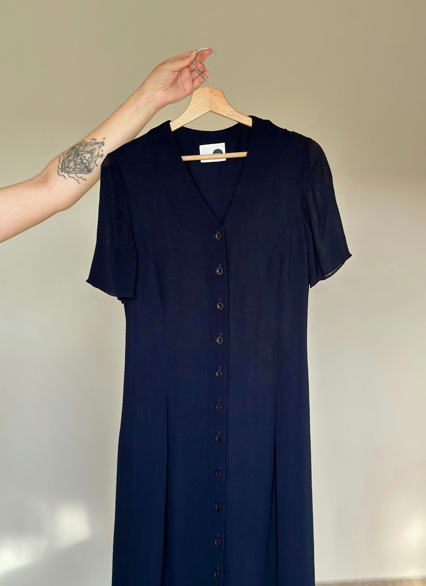 Vintage midi dress Akris with buttons