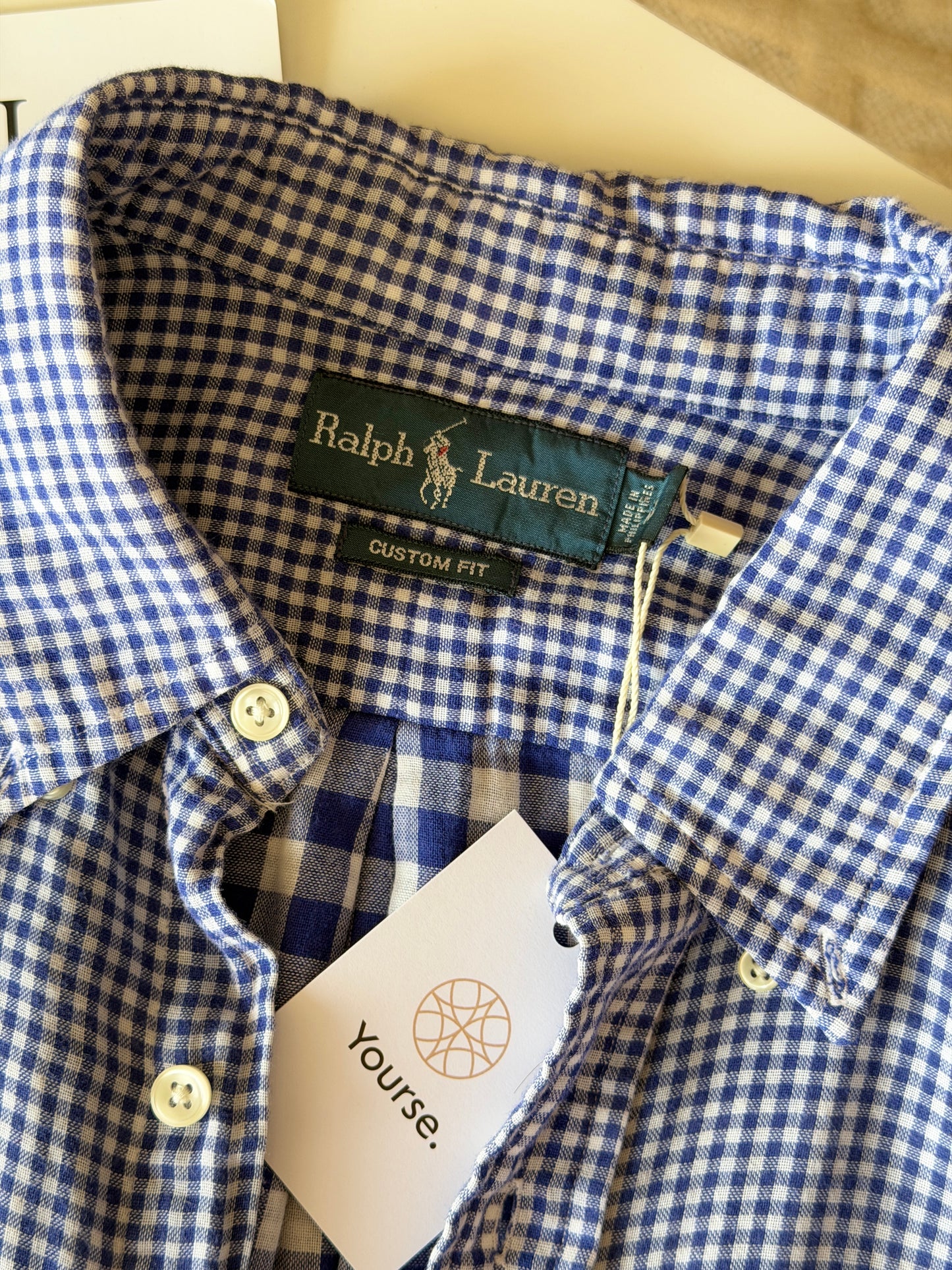 Vintage Ralph Lauren gingham shirt