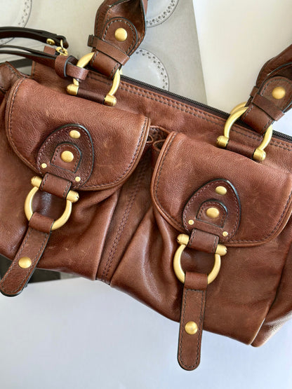 Incredible vintage leather bag by Coccinelle