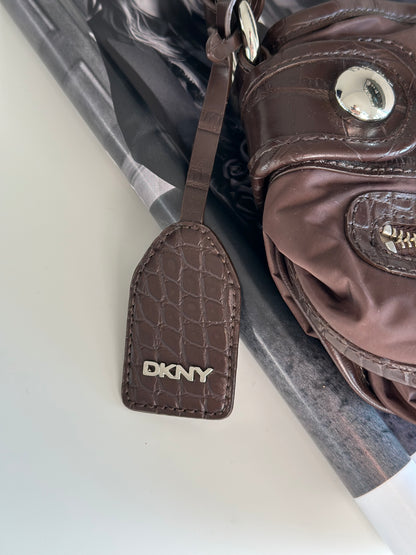 Amazing vintage brown baguette bag DKNY