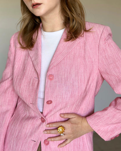 Lovely vintage two-piece pink suit