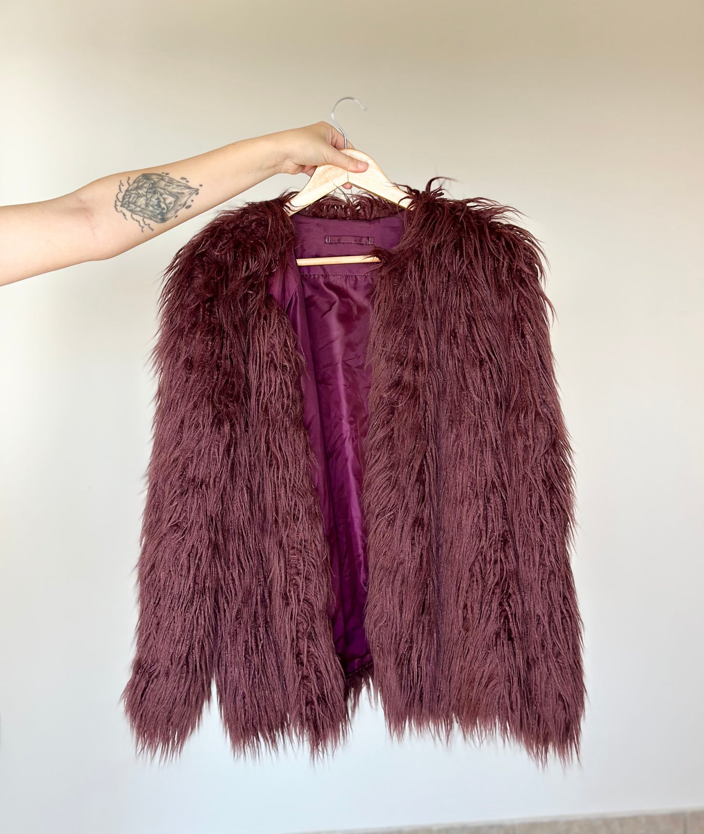 Stunning vintage faux fur jacket