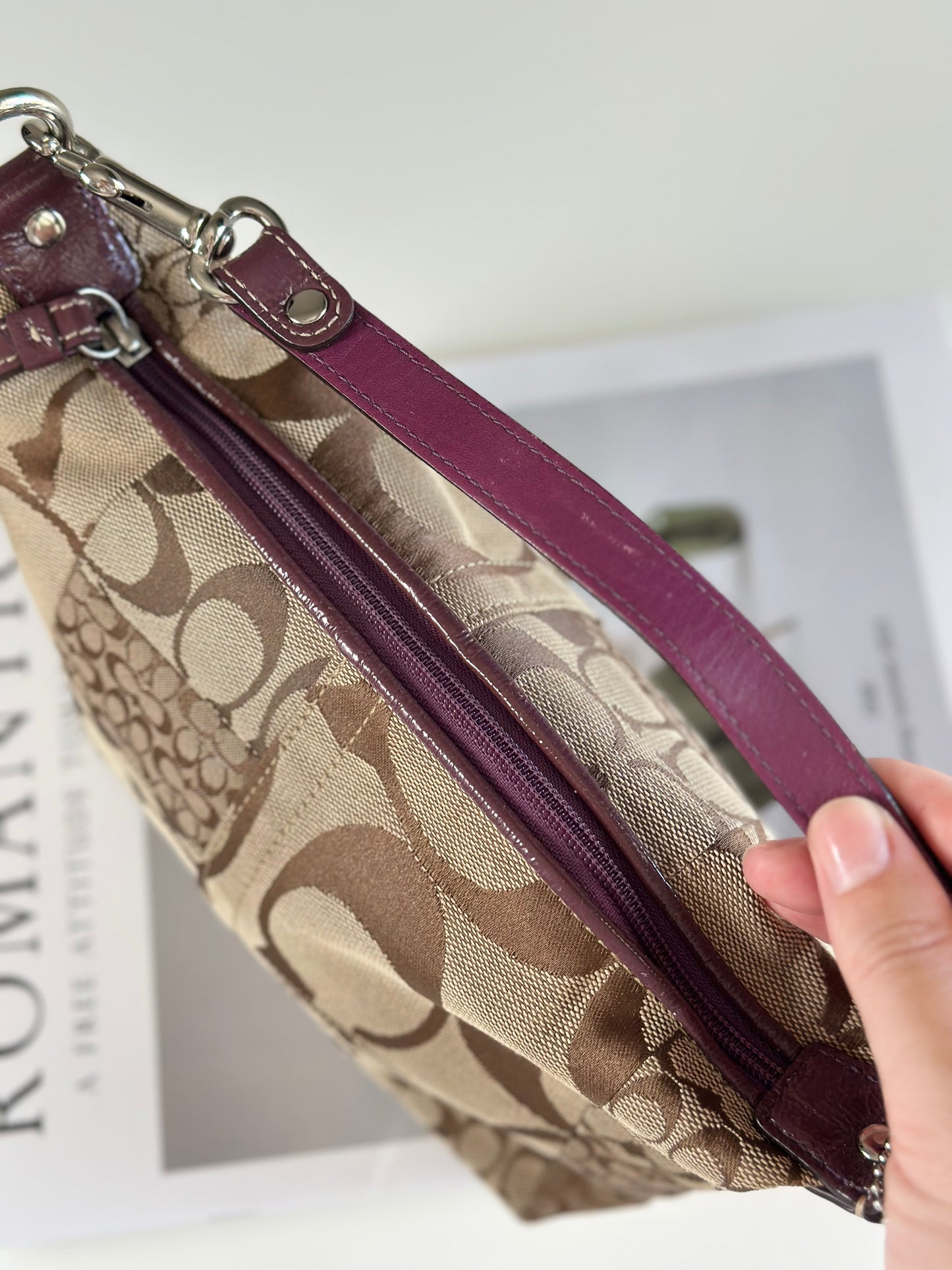 Authentic vintage Coach bag from the Signature Collection