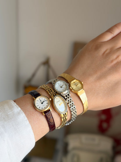 Beautiful silver-tone watch Citron
