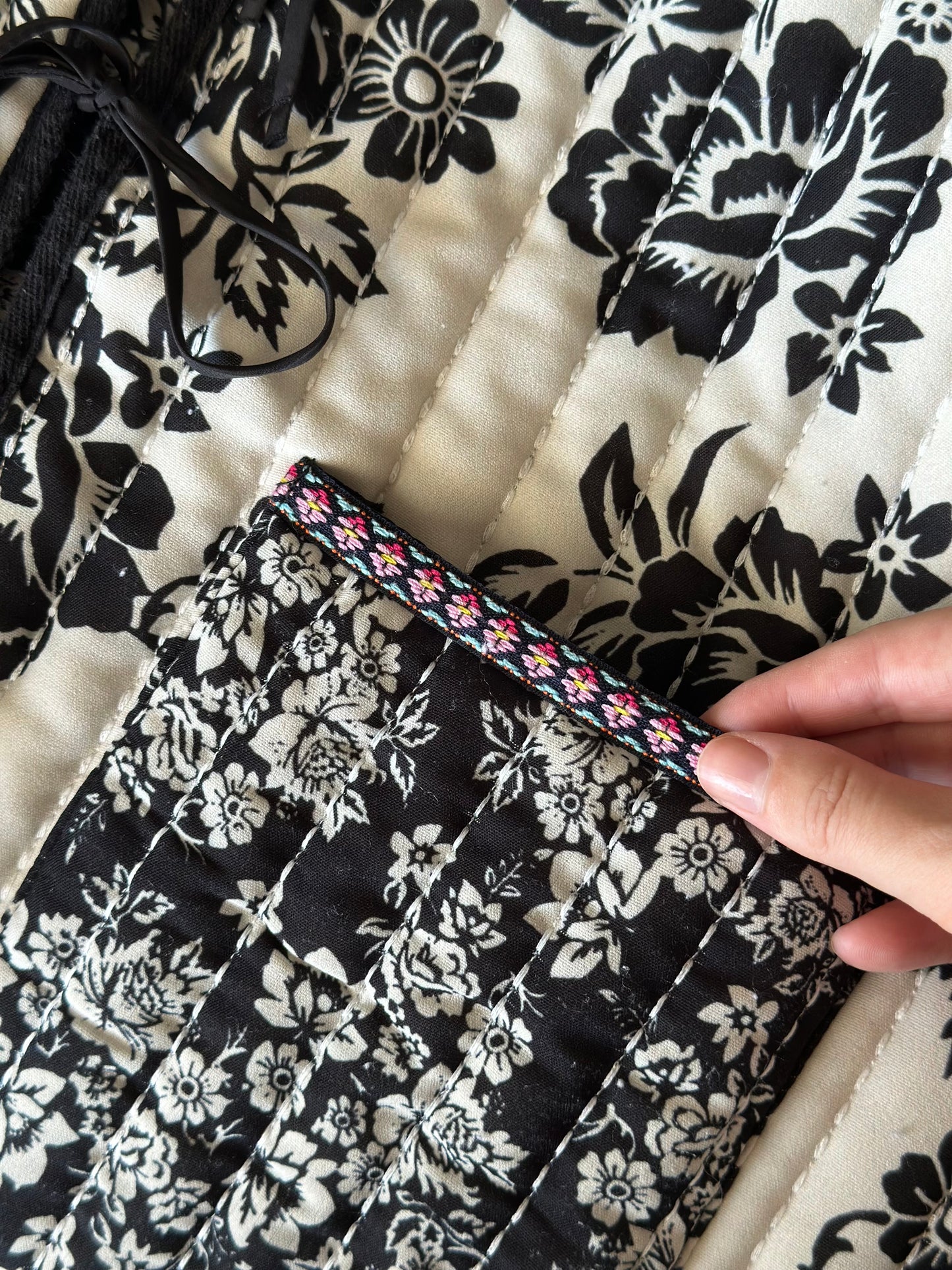 Standout quilted two-sided jacket