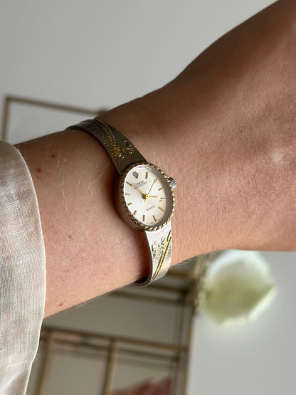 Charming vintage Sarah Coventry watch with a delicate design
