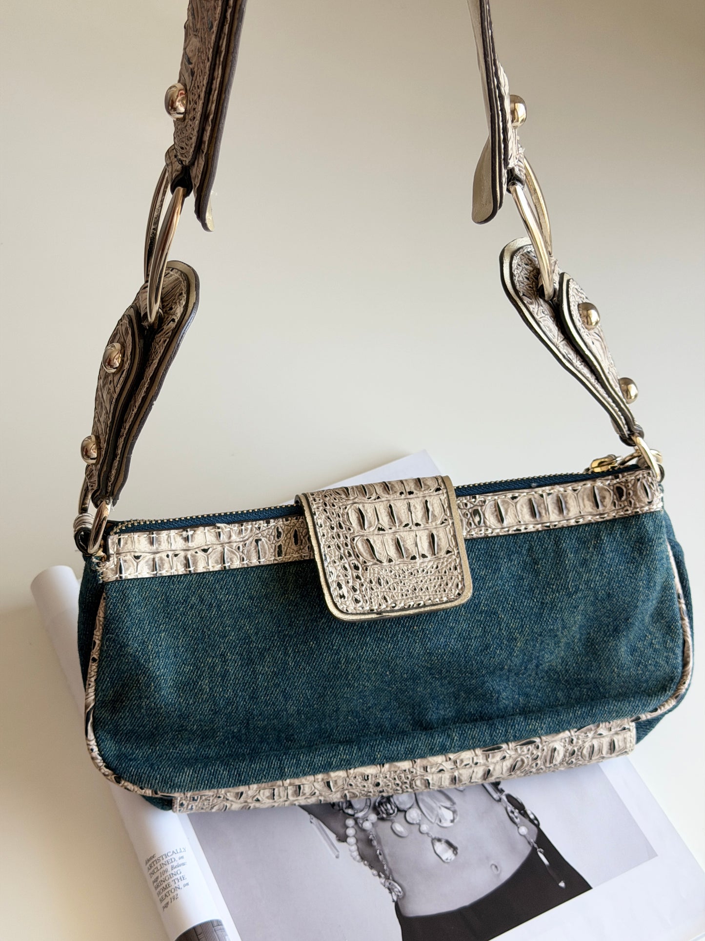 Iconic vintage Guess denim bag