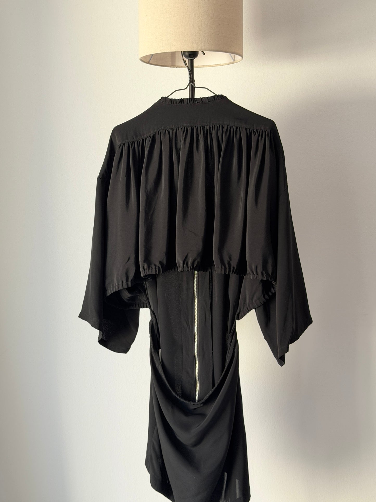 Vintage black silk dress by Acne Studios (2000s)