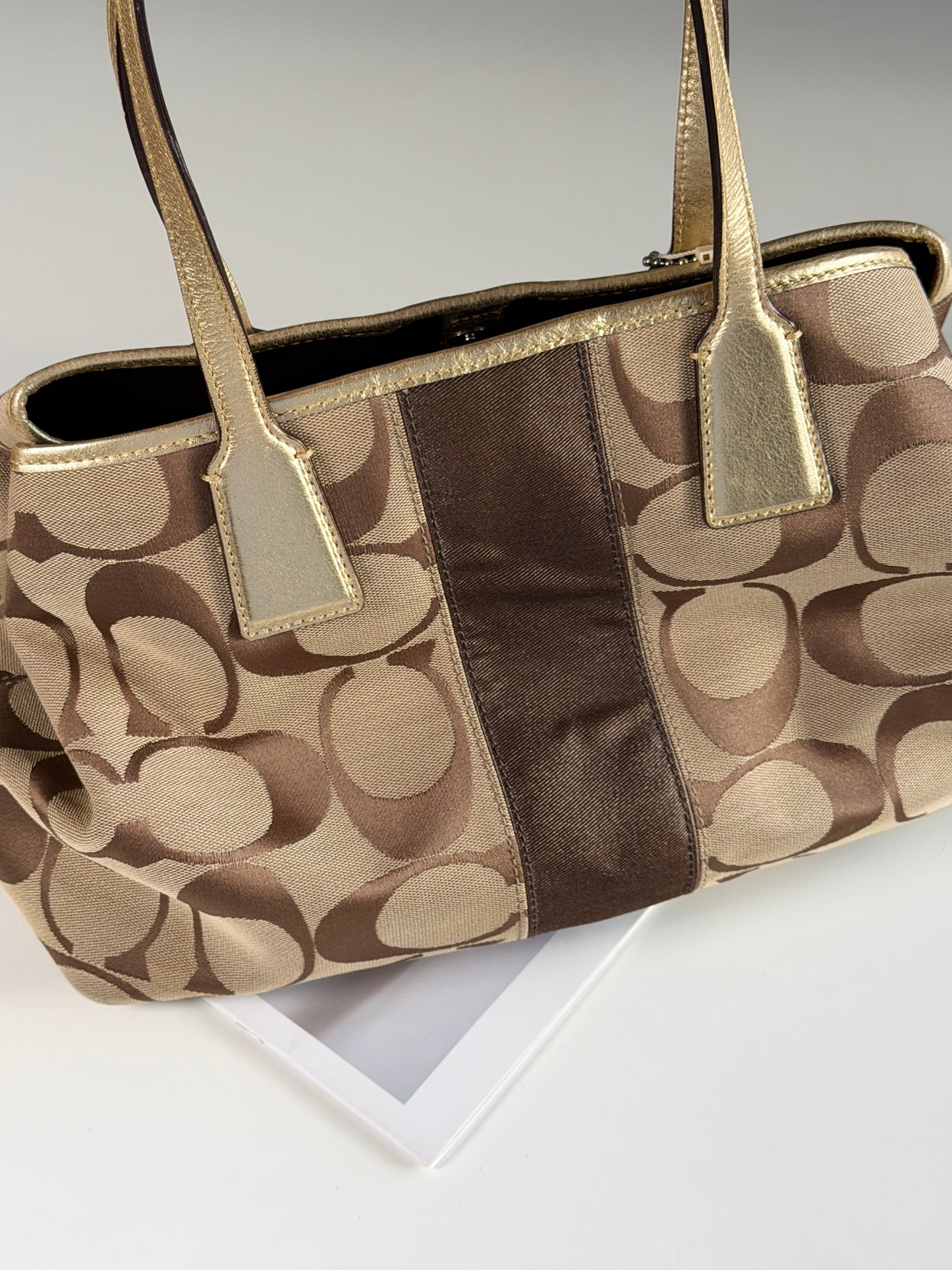 Vintage authentic Coach tote bag