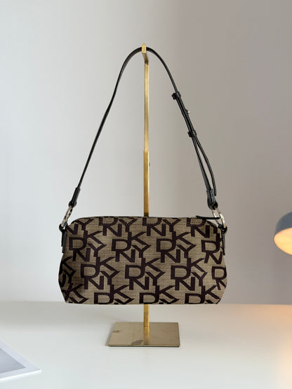 Lovely vintage DKNY shoulder bag with monogram print