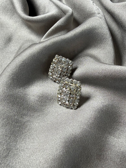 Beautiful vintage sparkling stud earrings