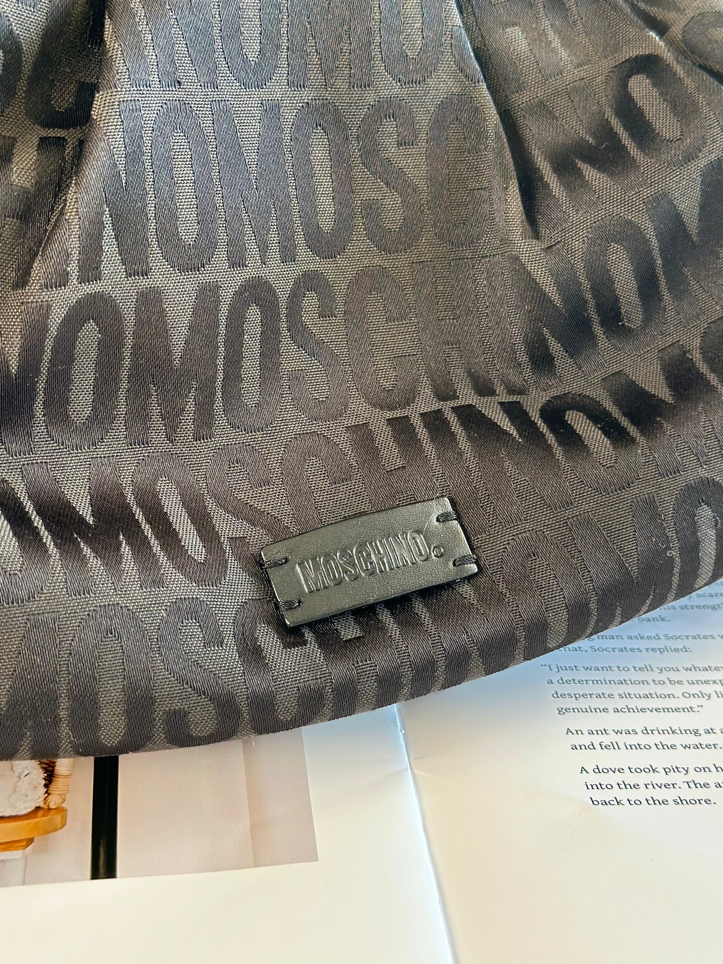 Vintage Moschino hobo bag