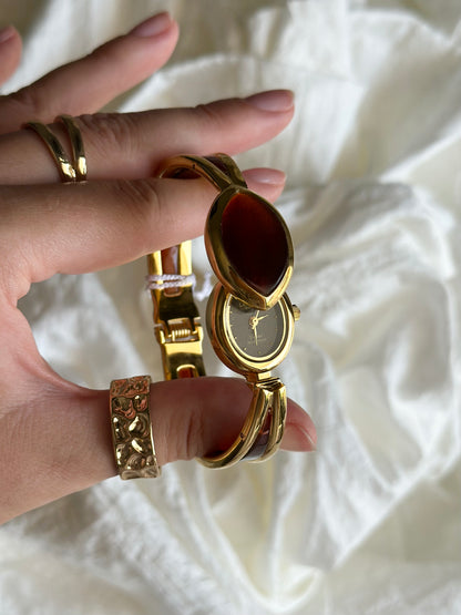 Wonderful vintage watch from Ledfort with hidden dial