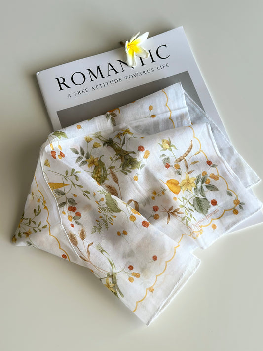 Beautiful vintage Valentino Garavani cotton scarf