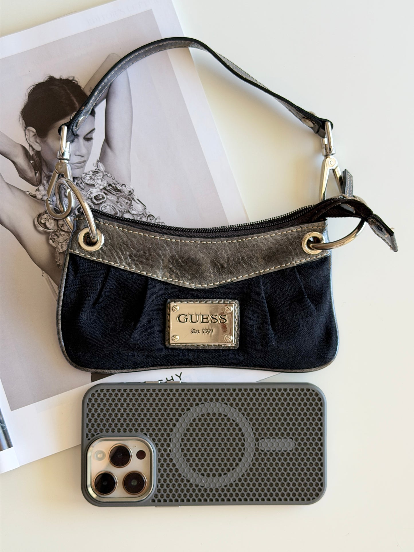 Vintage Guess mini black bag