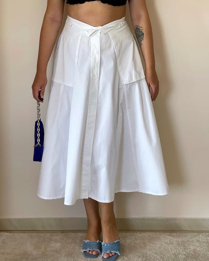 Vintage white midi skirt from Mexx