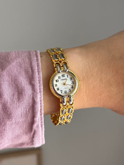 Vintage two-tone watch Capezio