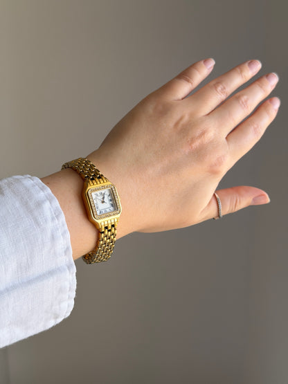Vintage gold-tone watch Limit
