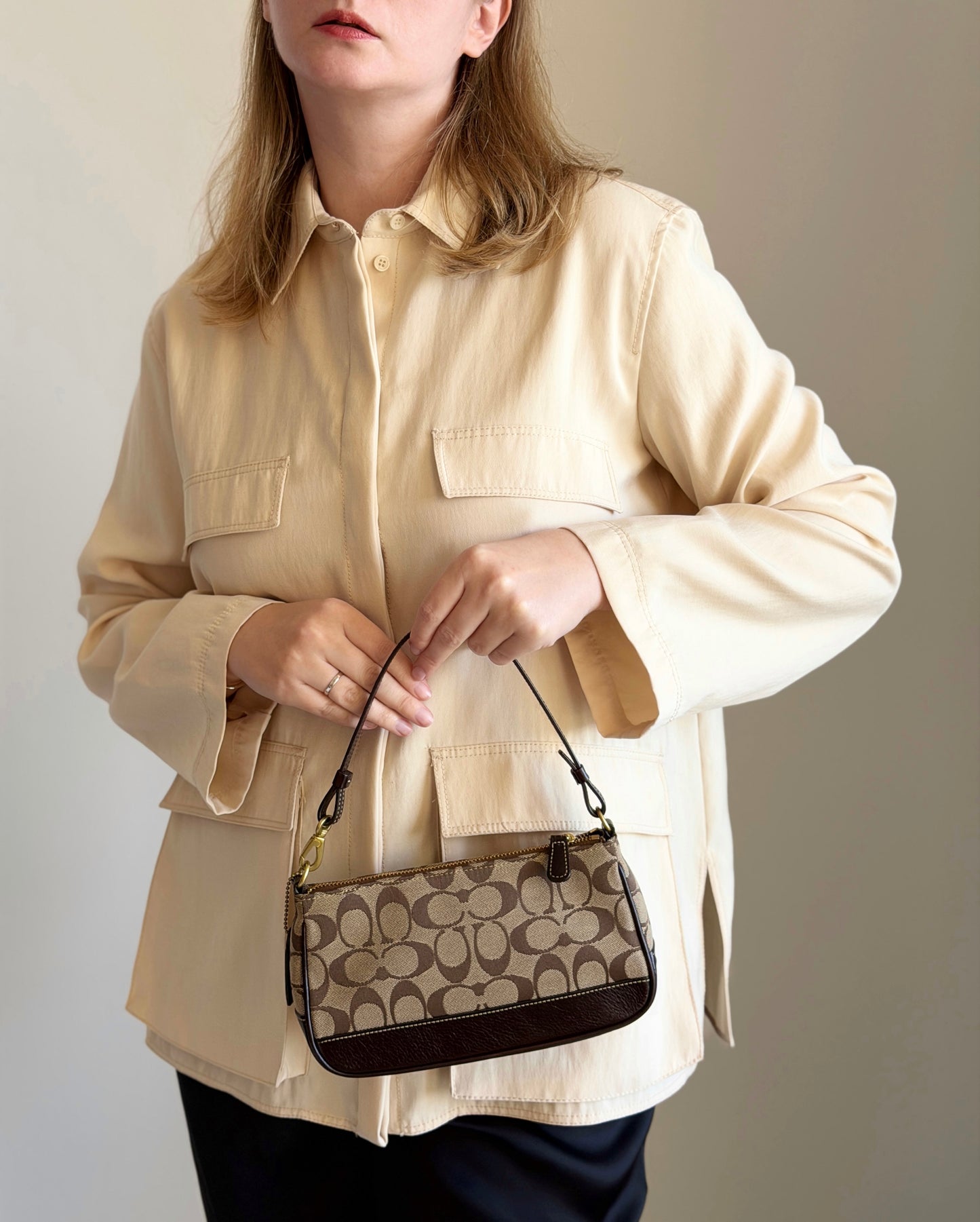 Iconic vintage Coach monogram bag