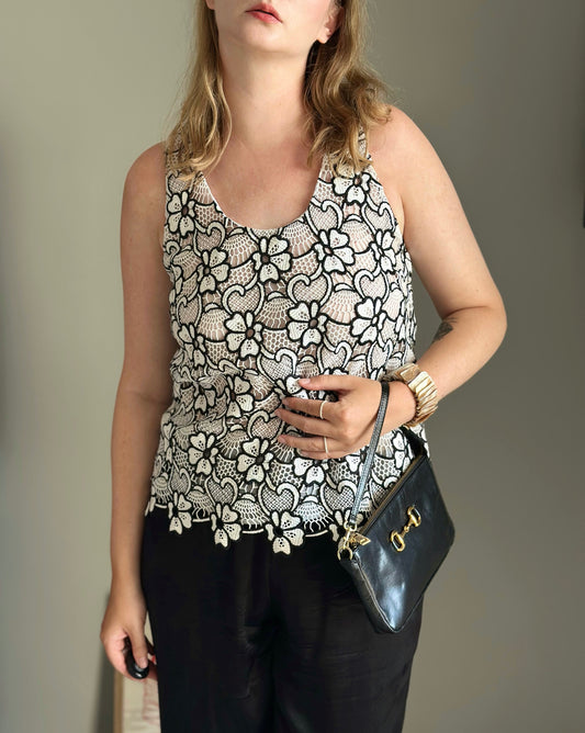 Stunning vintage authentic tank top from Emanuel Ungaro