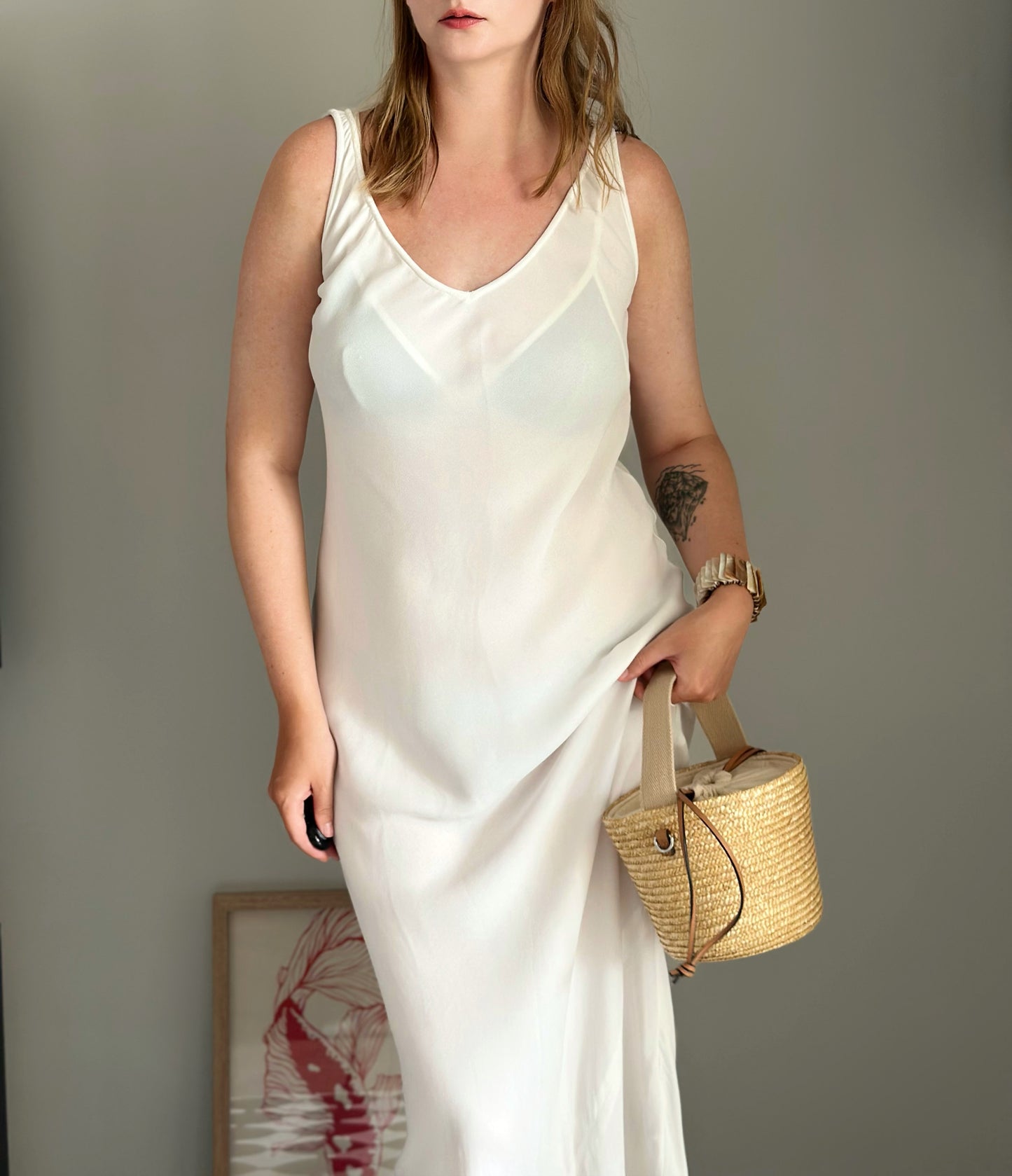 Stunning vintage maxi slip dress by Masai