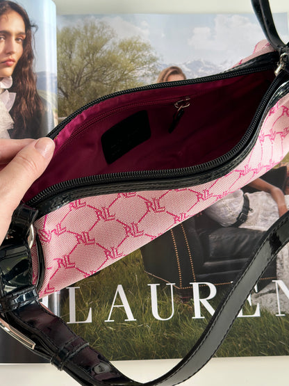 Charming vintage Ralph Lauren pink bag