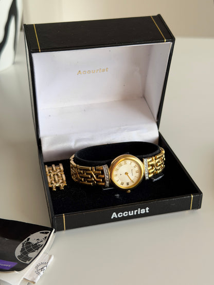 Incredible vintage Accurist watch with its original box