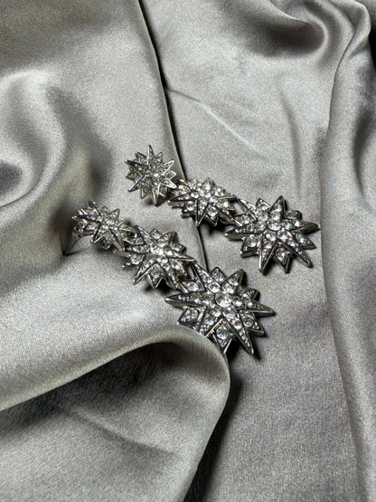 Dazzling vintage earrings