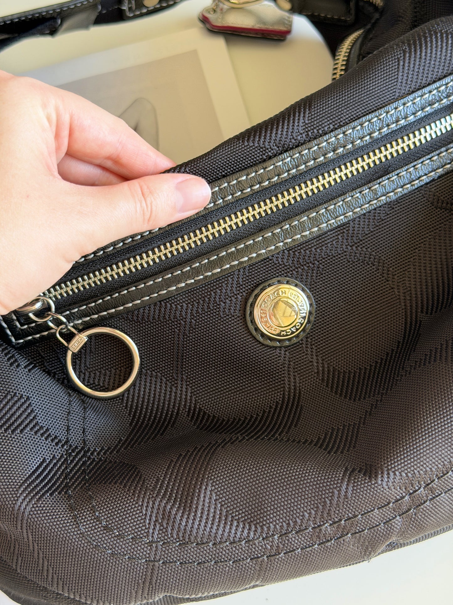 Vintage Coach hobo bag