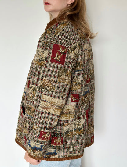 Vintage reversible quilted jacket Pendleton (1990s)