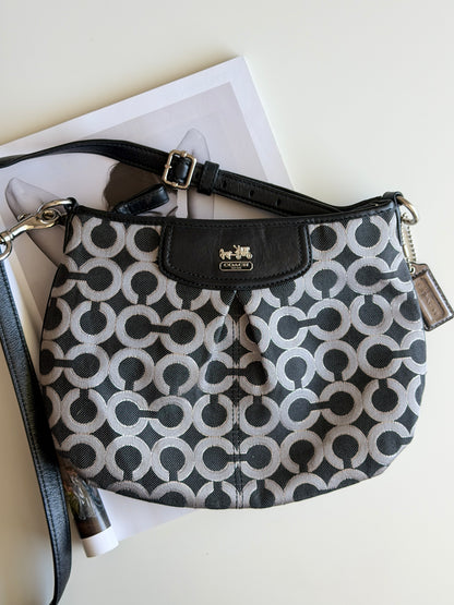 Vintage Coach Op Art crossbody bag
